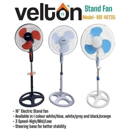 CLEARANCE OFFER VELTON Standing fan with Round Wide Stable Base
