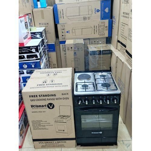 CLEARANCE OFFER Volsmart 3gas +1 Jet Valve electric Free Standing cooker with electric oven