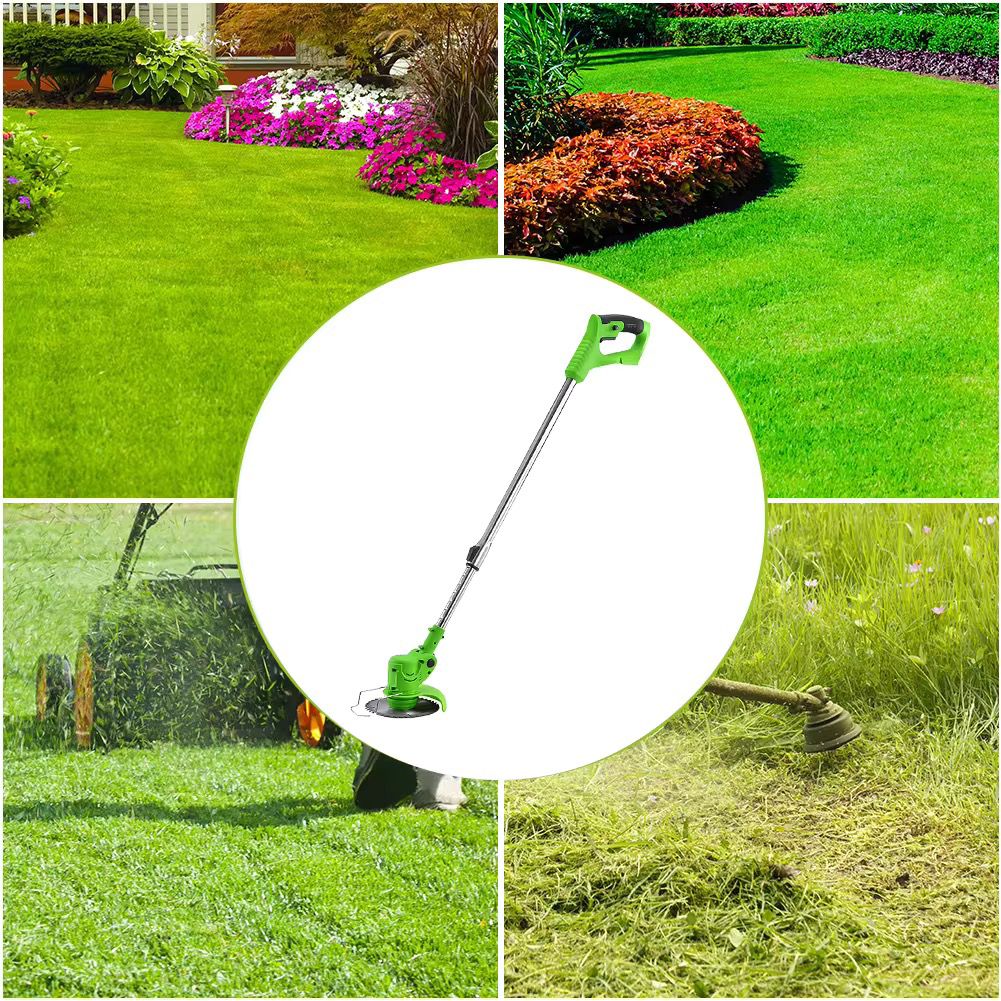 CLEARANCE OFFER Cordless Electric Lawn Mower Foldable Adjustable Trimmer Efficient Garden Pruning Cutting Power Tools For Makita 18V Battery