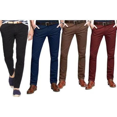 CLEARANCE OFFER Khaki Outfitters Men hard khaki trousers a pack of 4pcs