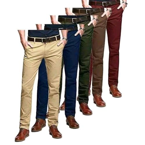 CLEARANCE OFFER Khaki Outfitters Men hard khaki trousers a pack of 5pcs