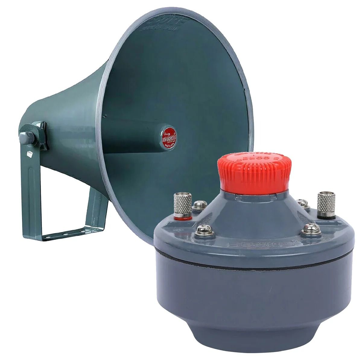 5 Core PA Horn Speaker PMPO Compression Driver Throat Mounting Bracket Included of