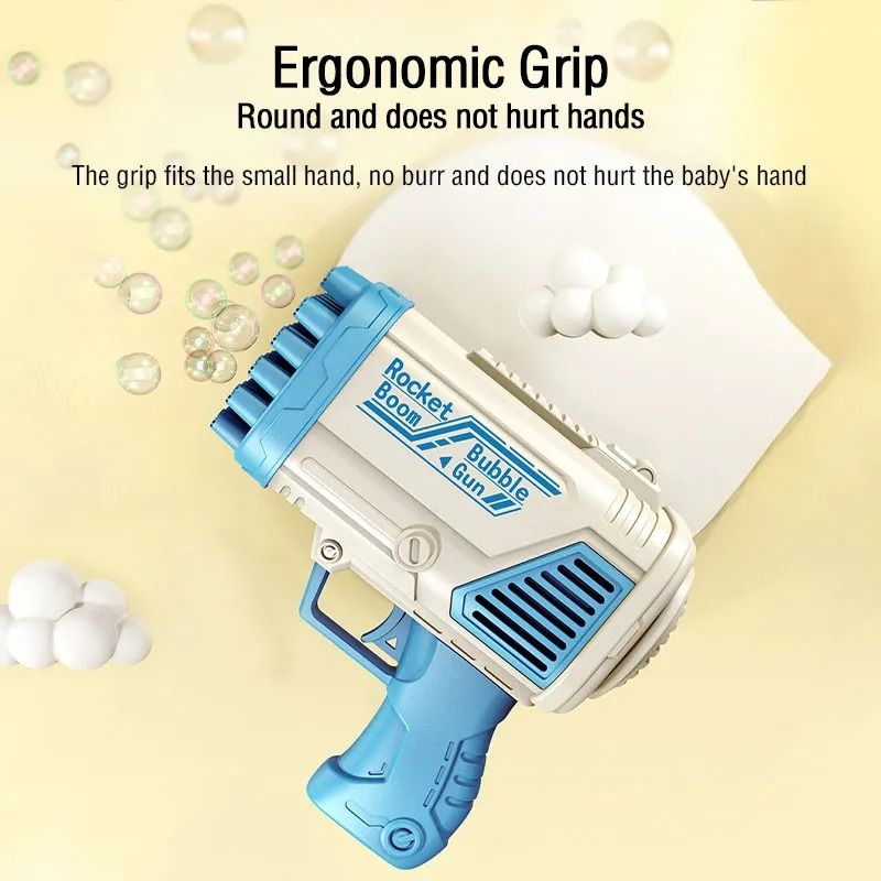 30+ Holes Bubble Machine Toy Electric Bubble Gun Blowing Children Outdoor Activities