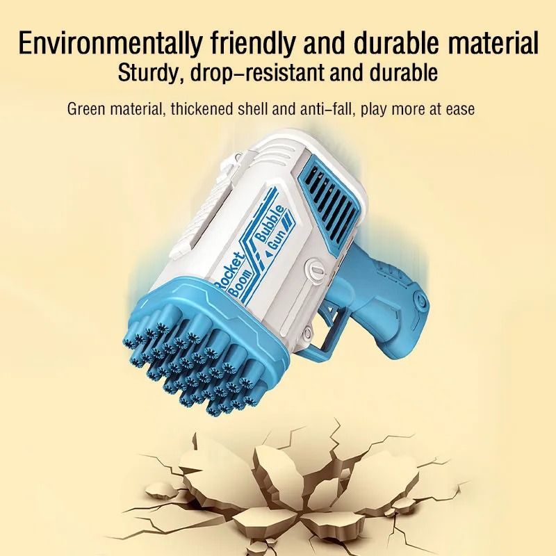 30+ Holes Bubble Machine Toy Electric Bubble Gun Blowing Children Outdoor Activities