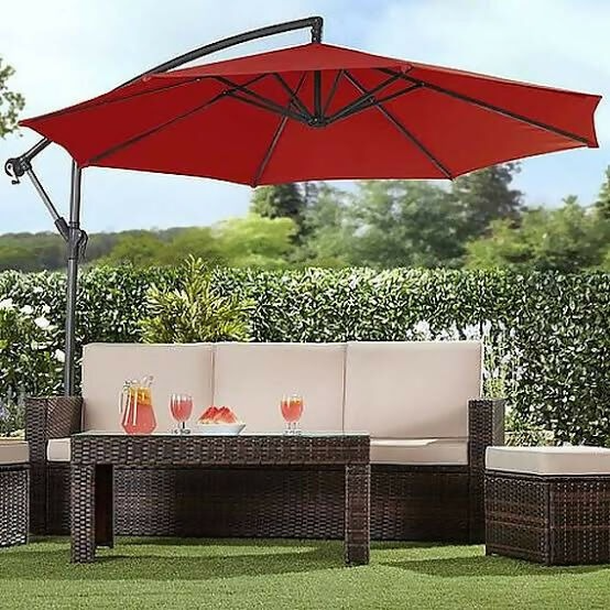 Patio Umbrella Cover Cloth 2.7-3m, Polyester Replacement Canvas, 6 Ribs 8 Ribs Outdoor Table Umbrella Canopy Sun Shade Cover Replacement Cloth For Umbrella