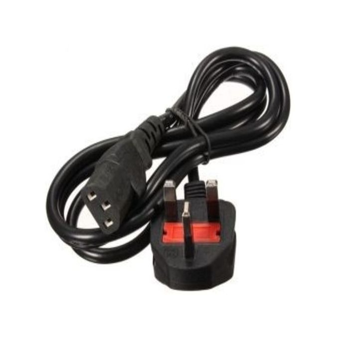 Computer Desktop CPU And Monitor Power or Projector Cable