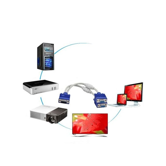 VGA Double Splitter Y-Cable
