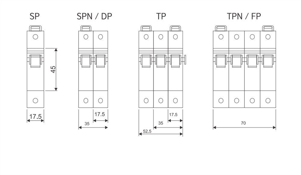 MCB Single Pole Miniature Circuit Breaker