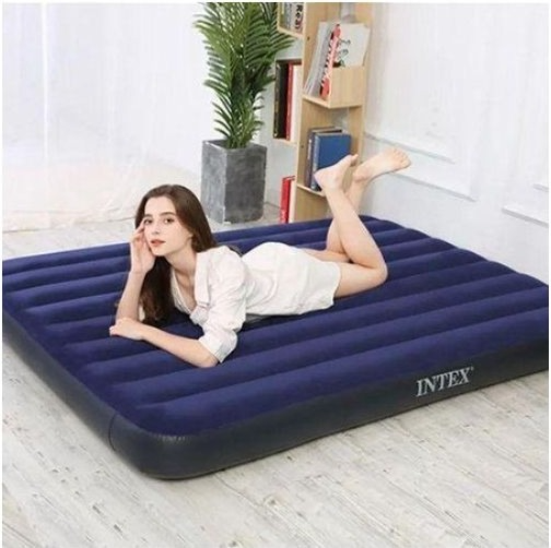 Intex Inflatable Mattress with Free Electric Pump | Camping Mattresses | Electric Mattresses | Camping Beddings with Free Electric Pump