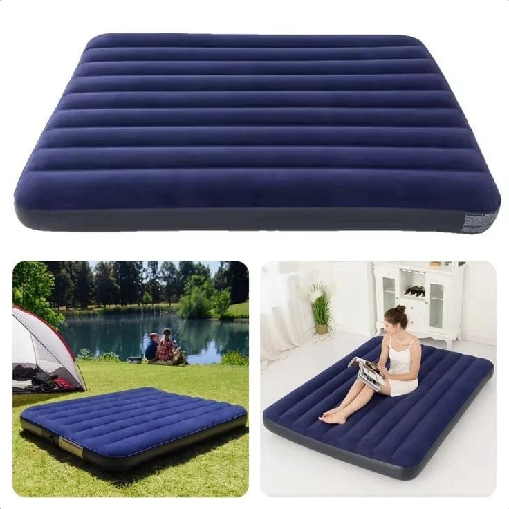 Intex Inflatable Mattress with Free Electric Pump | Camping Mattresses | Electric Mattresses | Camping Beddings with Free Electric Pump