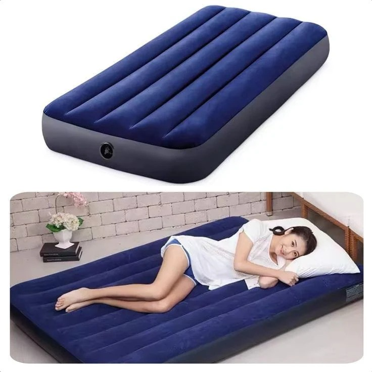 Intex Inflatable Mattress with Free Electric Pump | Camping Mattresses | Electric Mattresses | Camping Beddings with Free Electric Pump