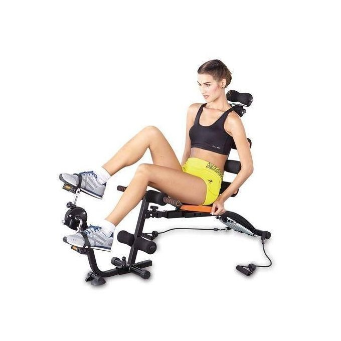 7 In 1 ABS Fitness Machine With Bike Pedals - Home Gym Fitness Bench
