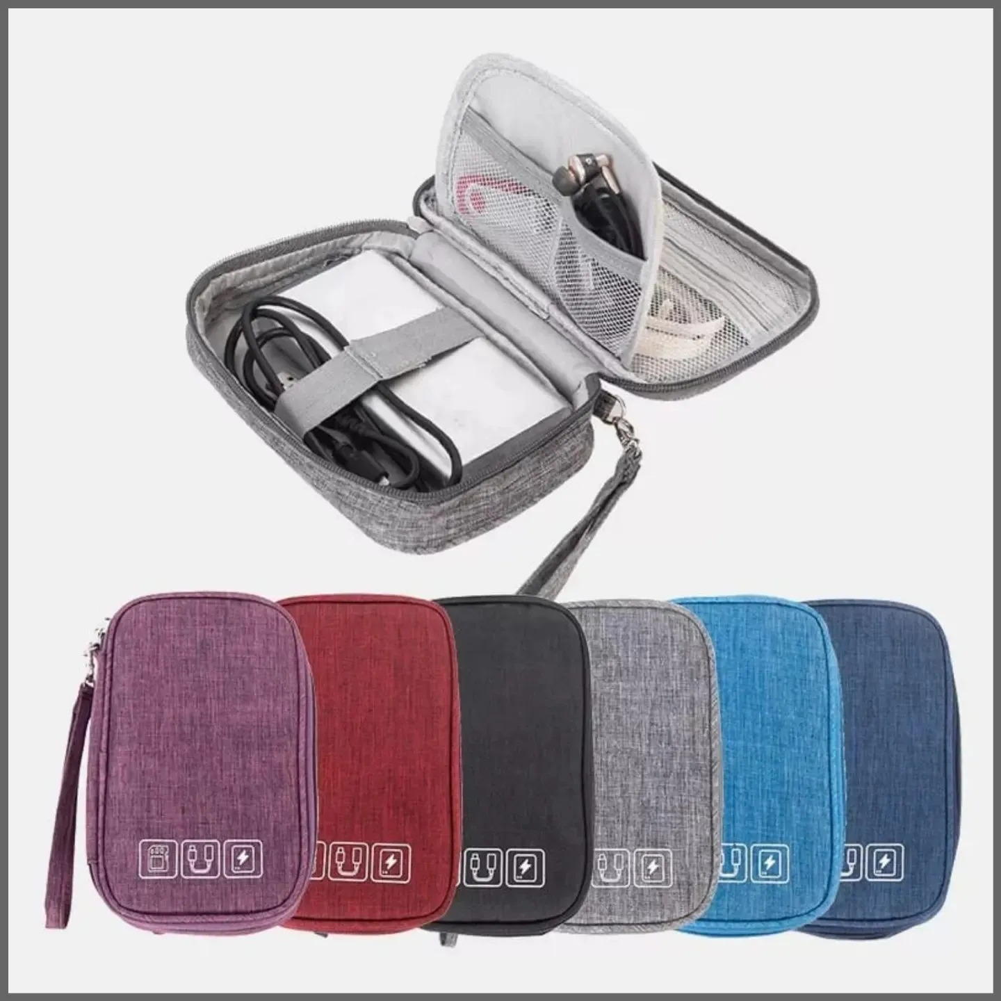 Multipurpose Storage bag, Portable Cable Bag Organizer