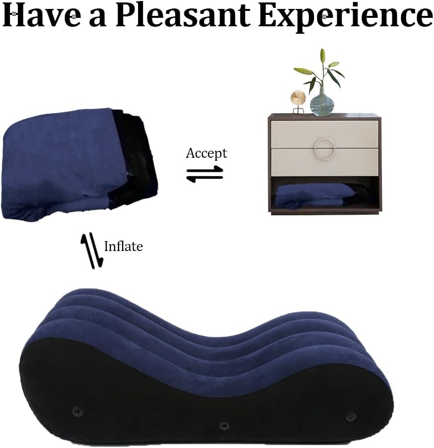 Inflatable Sofa, Relaxation Seat, Portable Inflatable Sofa, Lounge Chair for Bedroom, Sex Sofa With Pump