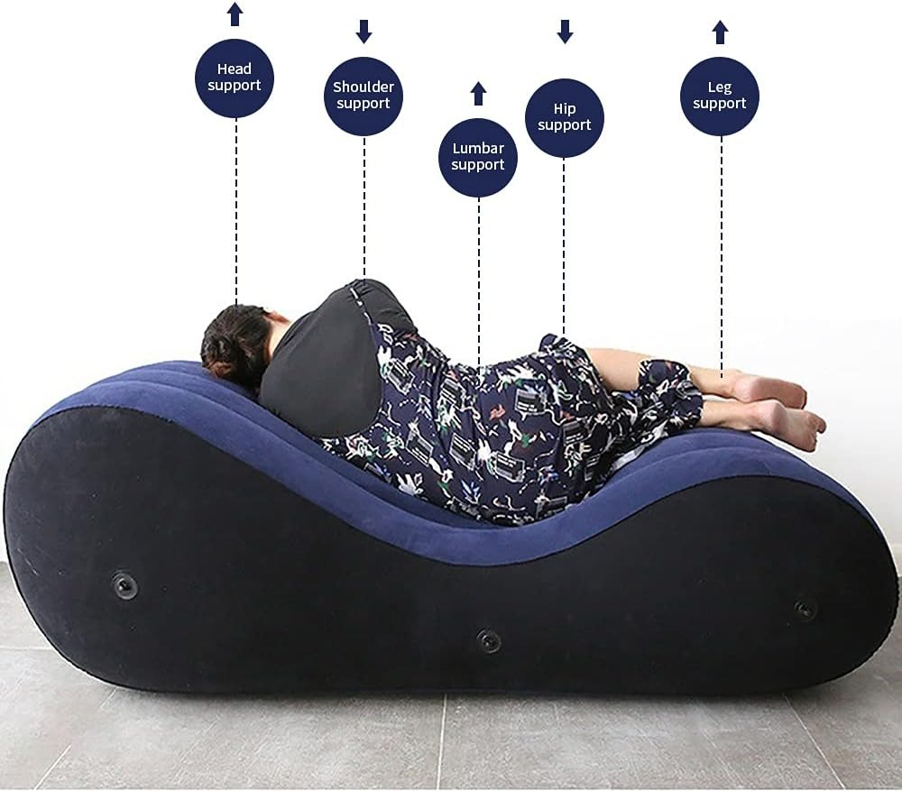 Inflatable Sofa, Relaxation Seat, Portable Inflatable Sofa, Lounge Chair for Bedroom, Sex Sofa With Pump