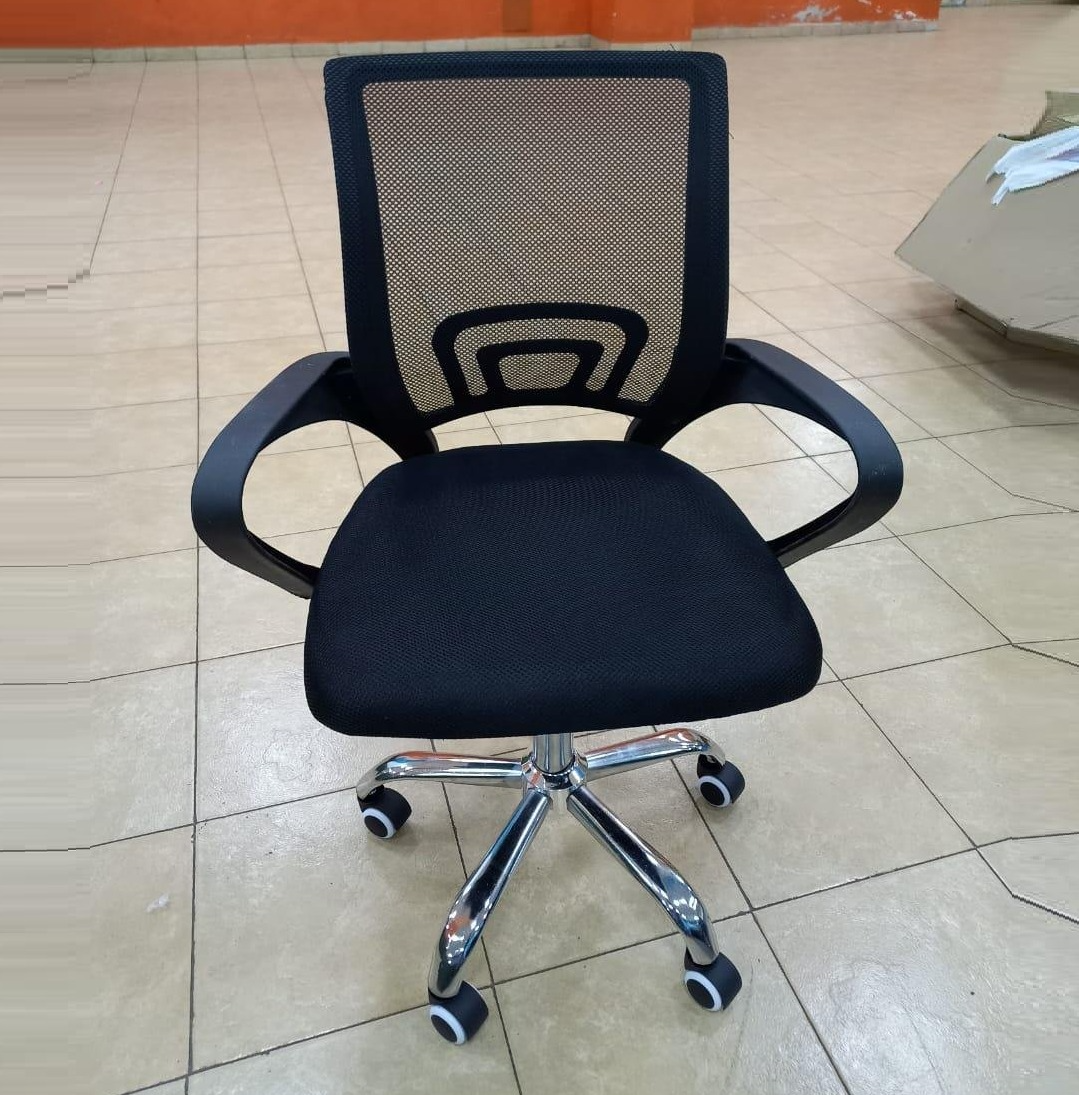 Mid Back Mesh Ergonomic Office Chair with Lumbar Support and Armrests