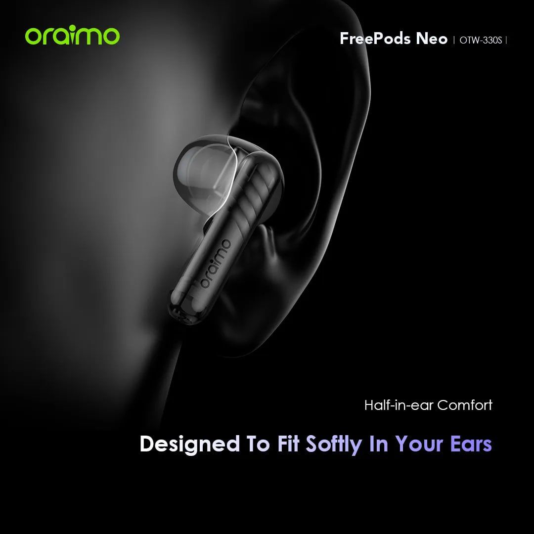 oraimo FreePods Neo Half In Ear True Wireless Earbuds