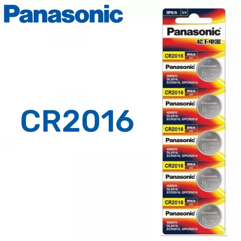 Panasonic Lithium (CR1220, CR1620, CR1632, CR2016, CR2025, CR2032, CR2450, CR1616) Coin Battery 3V - Long-Lasting Power for Keyless Entry Fobs, Toys, and More with Japan Technology