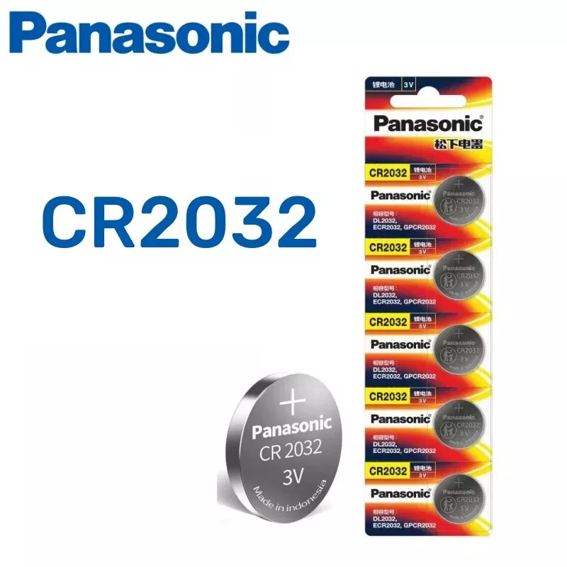 Panasonic Lithium (CR1220, CR1620, CR1632, CR2016, CR2025, CR2032, CR2450, CR1616) Coin Battery 3V - Long-Lasting Power for Keyless Entry Fobs, Toys, and More with Japan Technology
