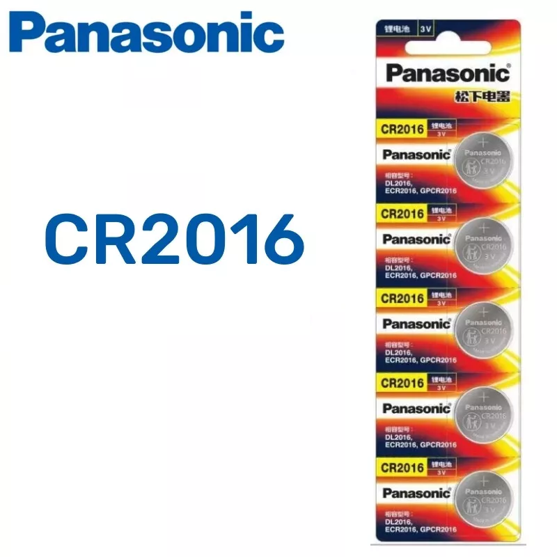 Panasonic Lithium (CR1220, CR1620, CR1632, CR2016, CR2025, CR2032, CR2450, CR1616) Coin Battery 3V - Long-Lasting Power for Keyless Entry Fobs, Toys, and More with Japan Technology