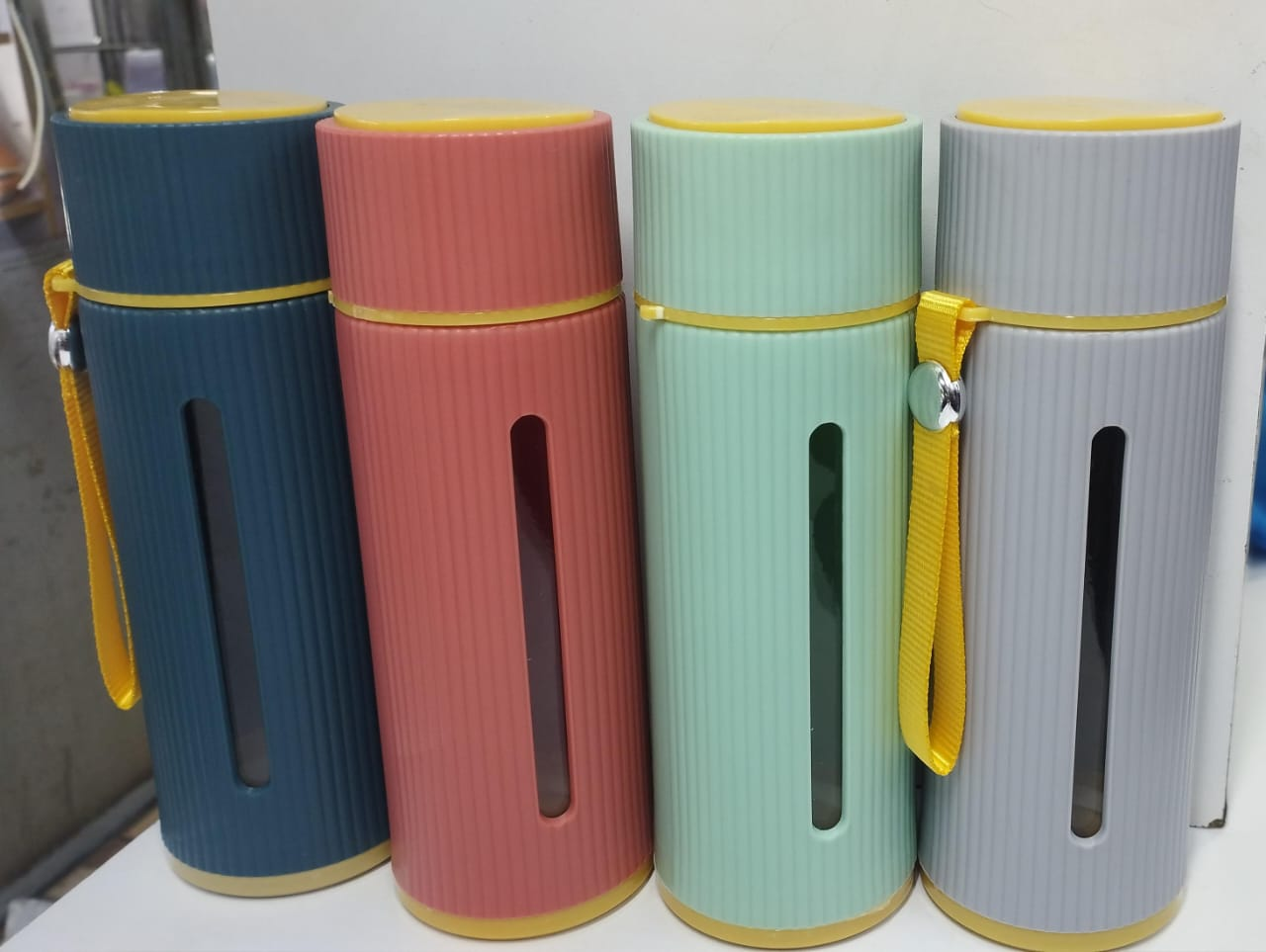 High Quality Portable 500ml Borosilicate Glass Water Travel Bottle | Leak-Proof Water Bottle