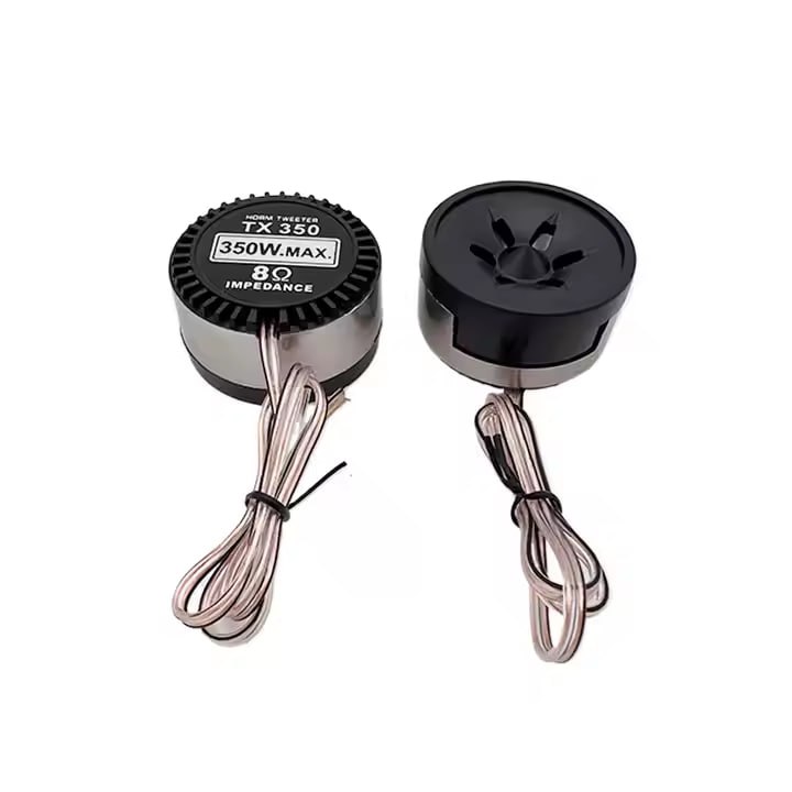 High Performance Tweeters 1.6" 300 Watts Max Power Output - 4-8 ohm for Car Audio Super High Frequency Silk/Polymer Composite Dome Tweeter Kit (1 Pair)