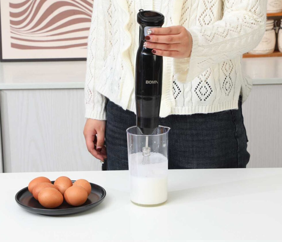 Electric Multifunctional 4-in-1 Hand Blender Mixer and Chopper Set for Home Use