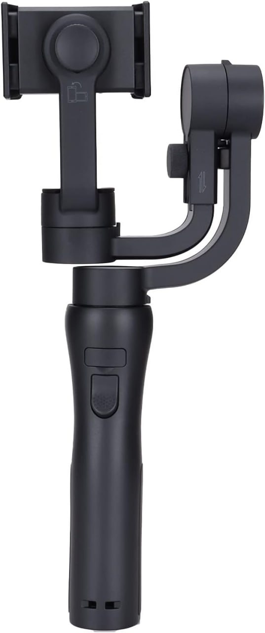 3-Axis Gimbal Stabilizer for Smartphone, Handheld Foldable Tripod, with Facial Tracking Focusing Rotation, One Handed Gimbal Stabilizer for Camera Video Record