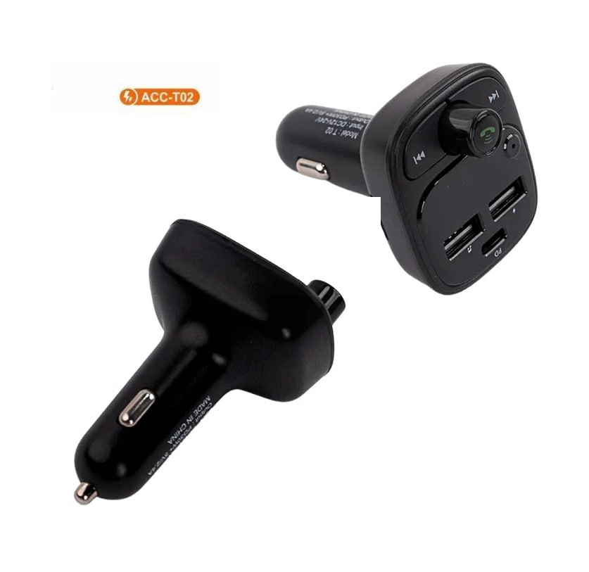 Amaya Handsfree Call Car Charger & Modulator, Wireless Bluetooth FM Transmitter Radio Receiver, Mp3 Audio Music Stereo Adapter,Dual USB Port Charger Compatible for All Smartphones