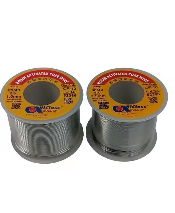 Solder Lead Wire 1 mm Rosin Flux Core Alloy 60/40 Tin