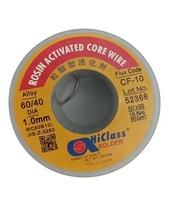 Solder Lead Wire 1 mm Rosin Flux Core Alloy 60/40 Tin