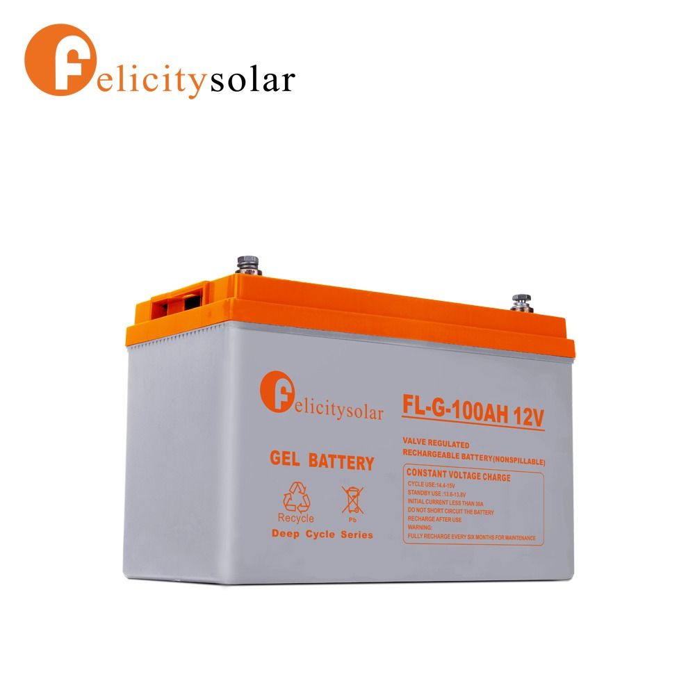 [Best Choice] Felicity12V Solar Deep Cycle GEL Battery For Solar System (1 Year Manufacture Warranty)