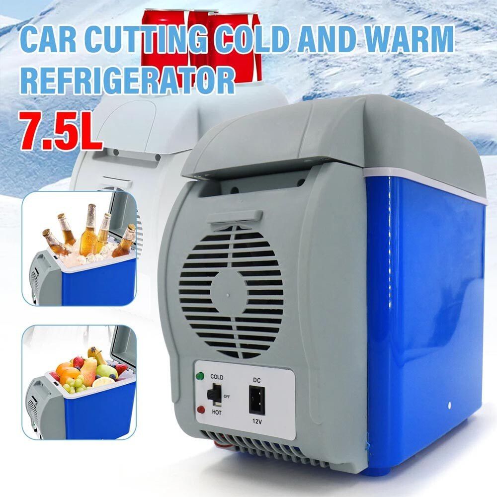 Mini Fridge Portable Table Top Electric Cooler Warmer Ice Box for Car & Hiking