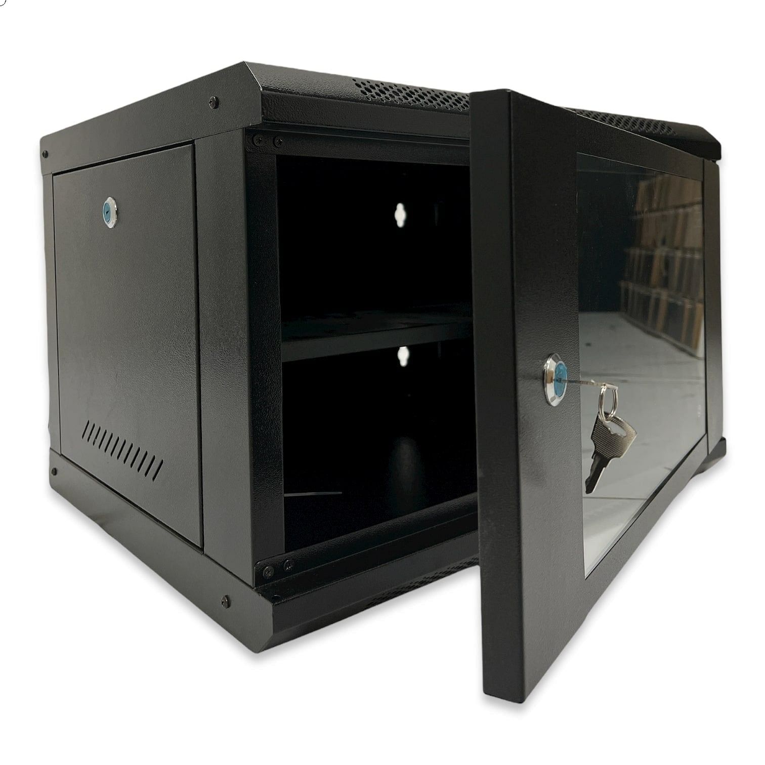 UNASSEMBLED 8U Wall Mount Network Data Cabinet Enclosure - 600 by 600 by 500