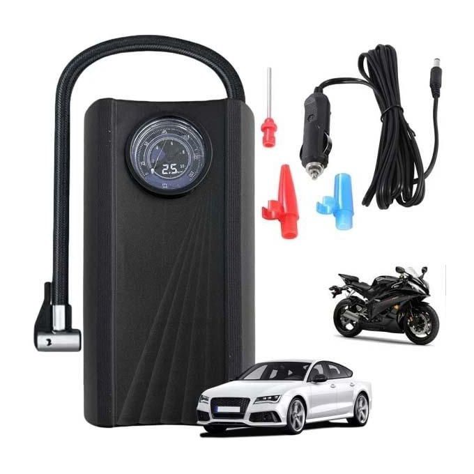 12V Plug-in Car Air Compressor Tyre Inflator 150psi Mini Tire Pump High Precision Inflation Electronic Inflatable Quick Inflating For Motorcycle Truck Bike Ball Portable Digital Cigarette Lighter Sock