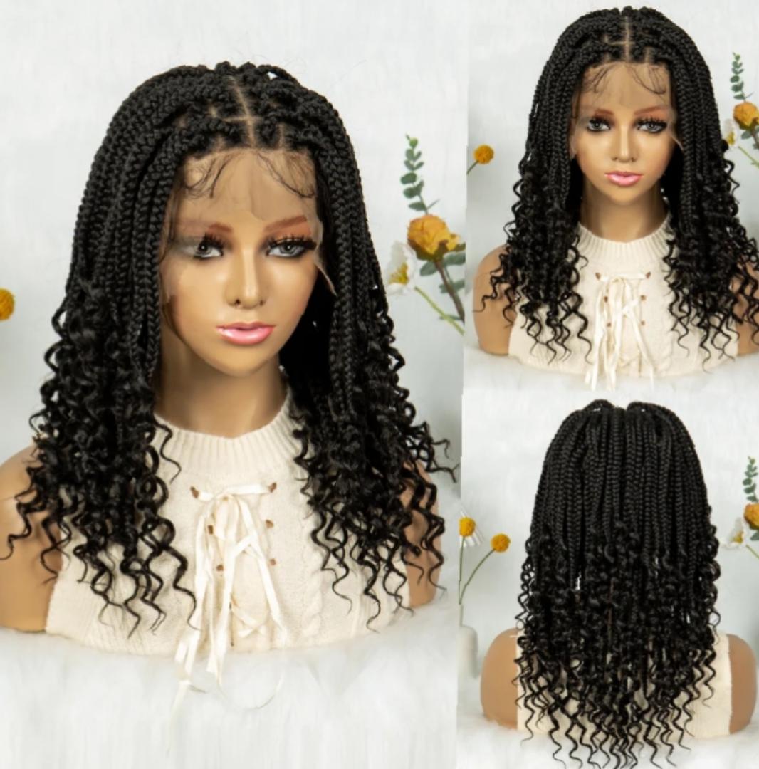 flexi curls braided wig