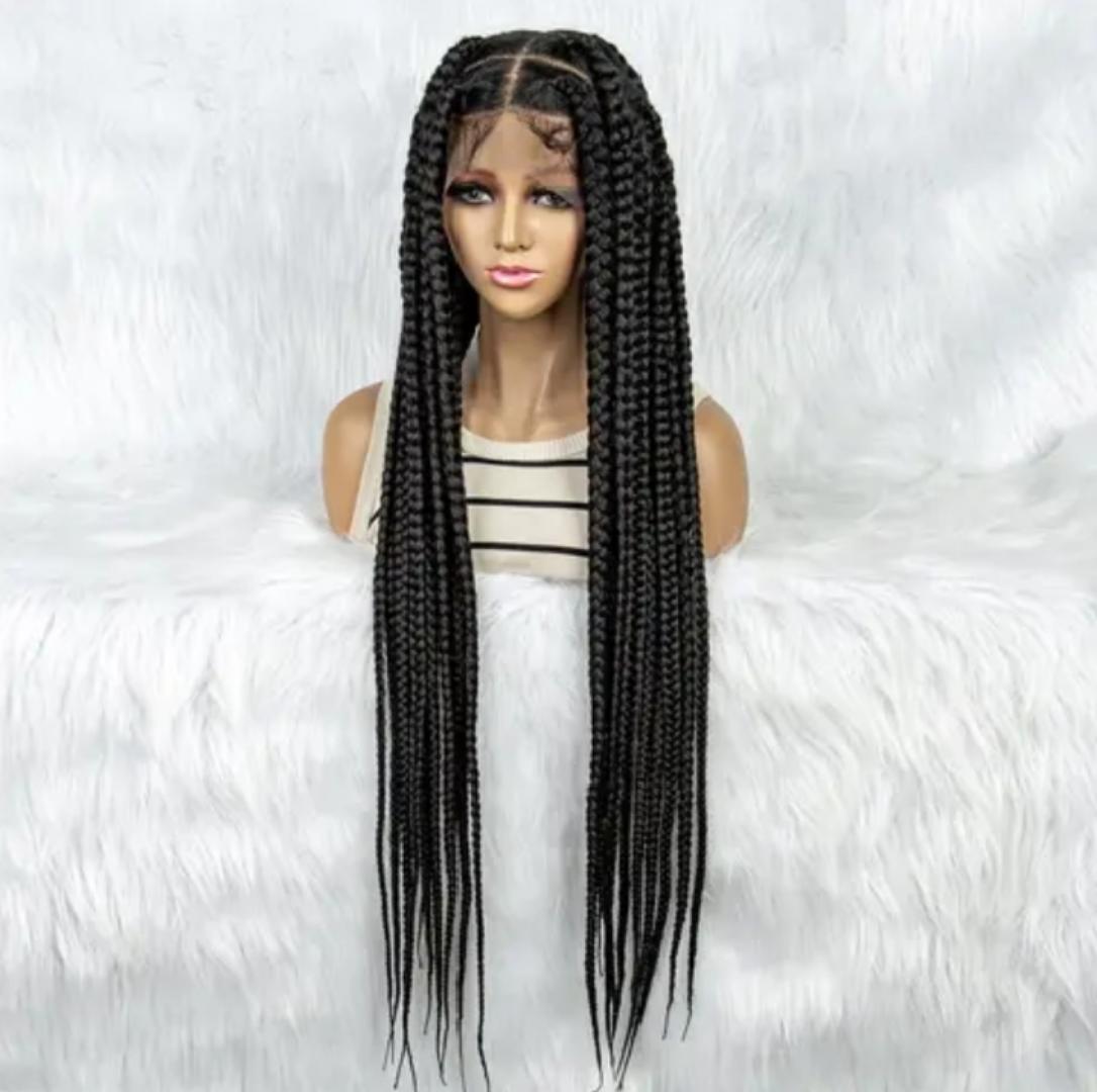 360 braided wig