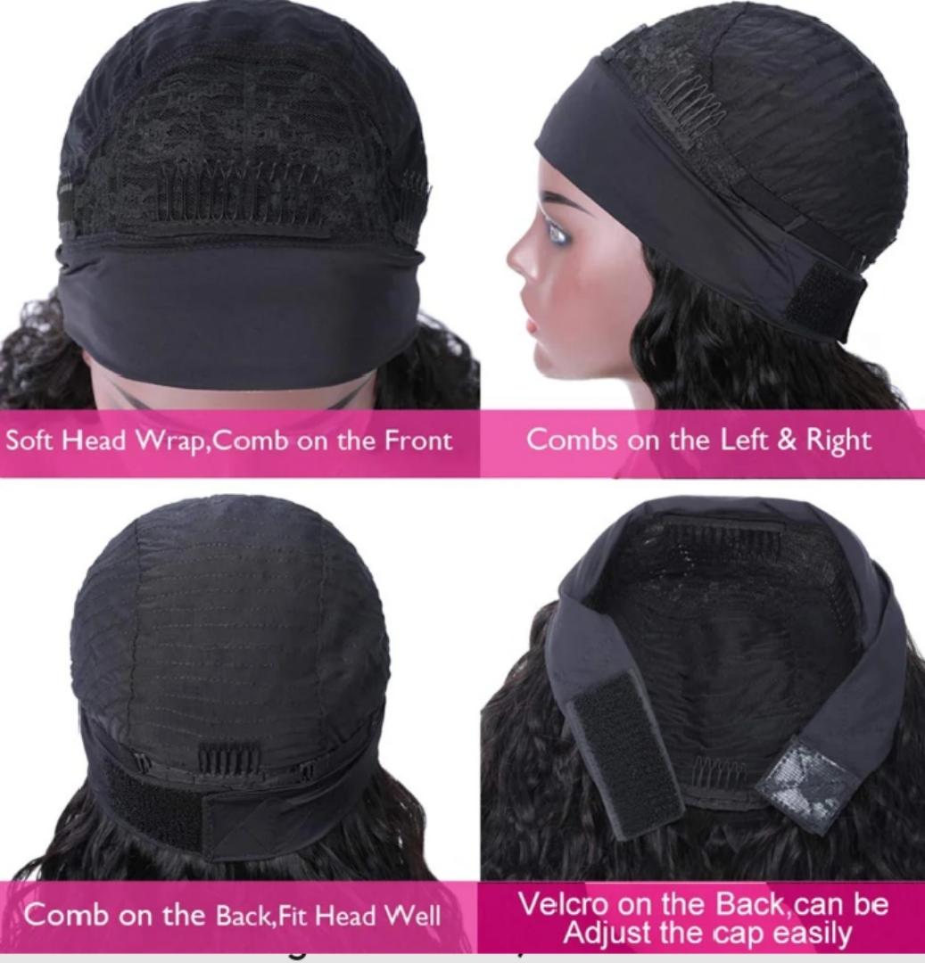 Body wave headband wig