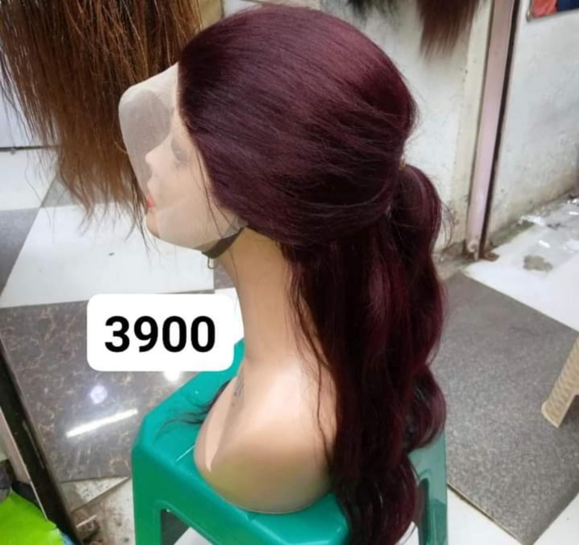 Frontal semi human body wig