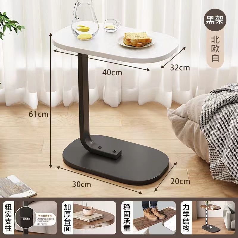 wood base wood top side table