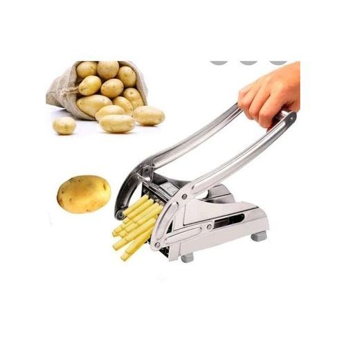 WNGREAT 6L Large Stainless Steel Deep FrIer + Chips Cutter& Socket