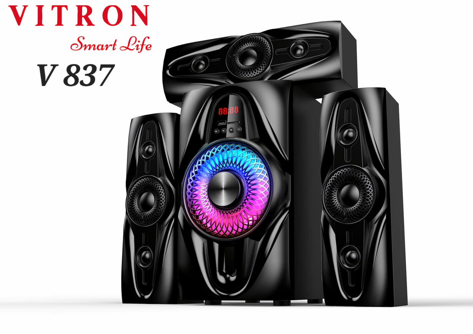 CLEARANCE OFFER Vitron V837 3.1 Inch Bluetooth Speaker System