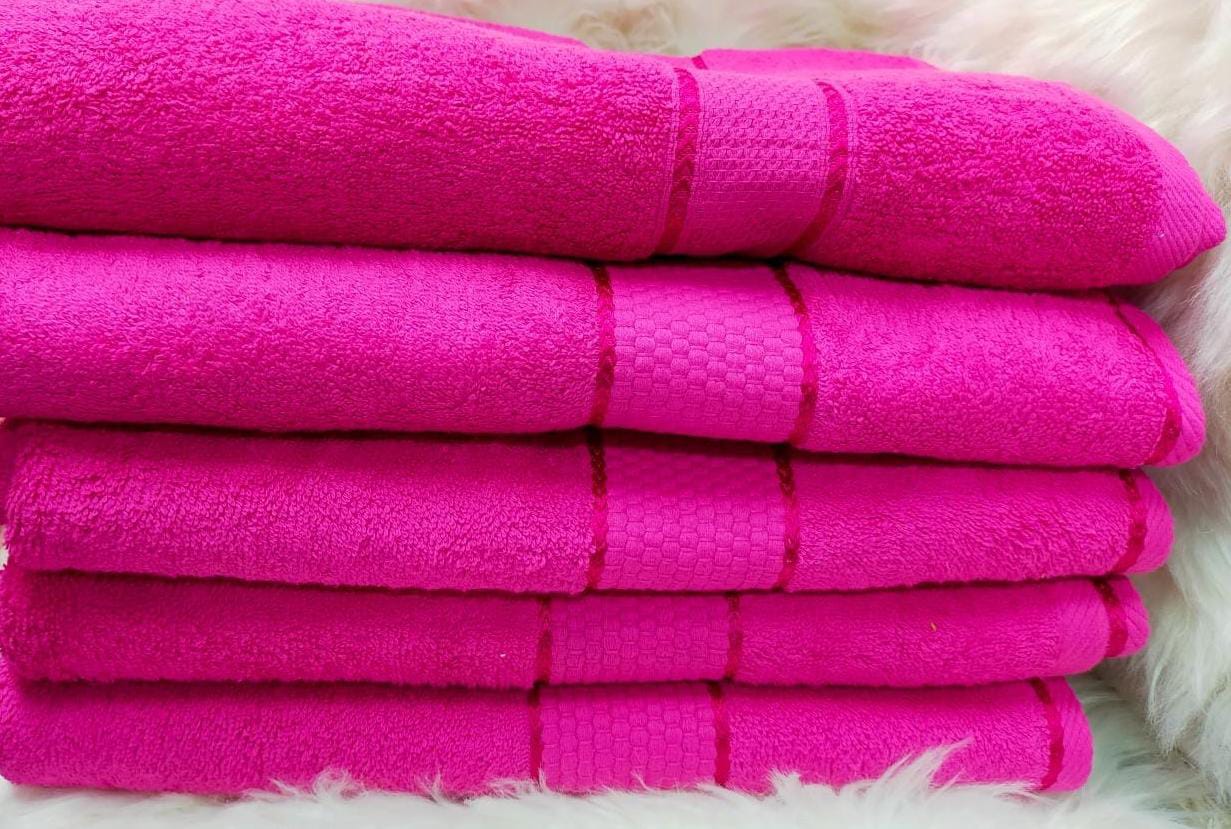 CLEARANCE OFFER High Quality Large Coloured Cotton Towels