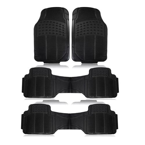 CLEARANCE OFFER 7-seater Conjoined Universal All-Weather Heavy Duty Rubber Car Floor Mats