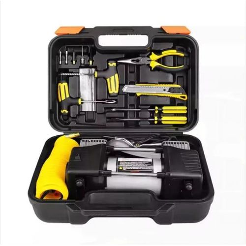 Heavy Duty Camel Air Compressor 2Cylinder With Plastic Tool Box