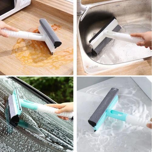 3 in 1 Sponge Squeegee Sprayer Glass Cleaner Wiper for Cars and House windows