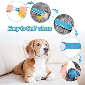 Pet Fur Remover And Reusable Lint /Clothing, Furniture, Home Clean Brush Set