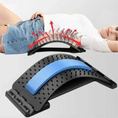 Back stretcher - Relief back pain with this magnetotherapy multi-level adjustable back massager/stretcher. Lumbar, cervical, neck, spine support pain relief