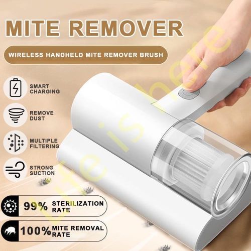 Mite Removal Machine Handheld Vacuum Cleaner 10kPA UV Cordless Mite Removal Instrument Carpet Bed ,Pillow,sofa Cleaning Machine
