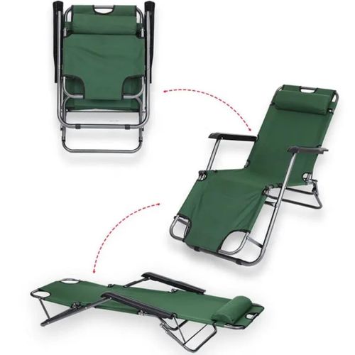 Zero Gravity Folding Sun Lounger/Garden Lounger/Portable Camping Deck Chair With Neck Support, Perfect For Camping, Garden, Balconies, Sunbathing Folding Deck Chair -